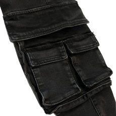 画像12: PRSTGE Zip Cargo Skinny Jeans v4 Premium Denim Pants デニム カーゴ スキニー パンツ (12)