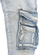 画像7: PRSTGE Zip Cargo Skinny Jeans v4 Premium Denim Pants デニム カーゴ スキニー パンツ (7)
