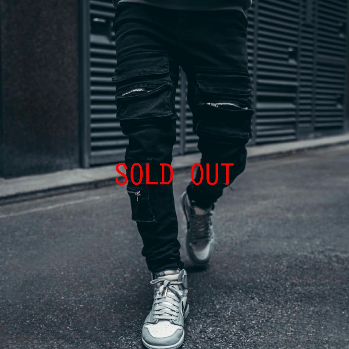 画像13: PRSTGE Zip Cargo Skinny Jeans v3 Premium Denim Pants デニム カーゴ スキニー パンツ (13)