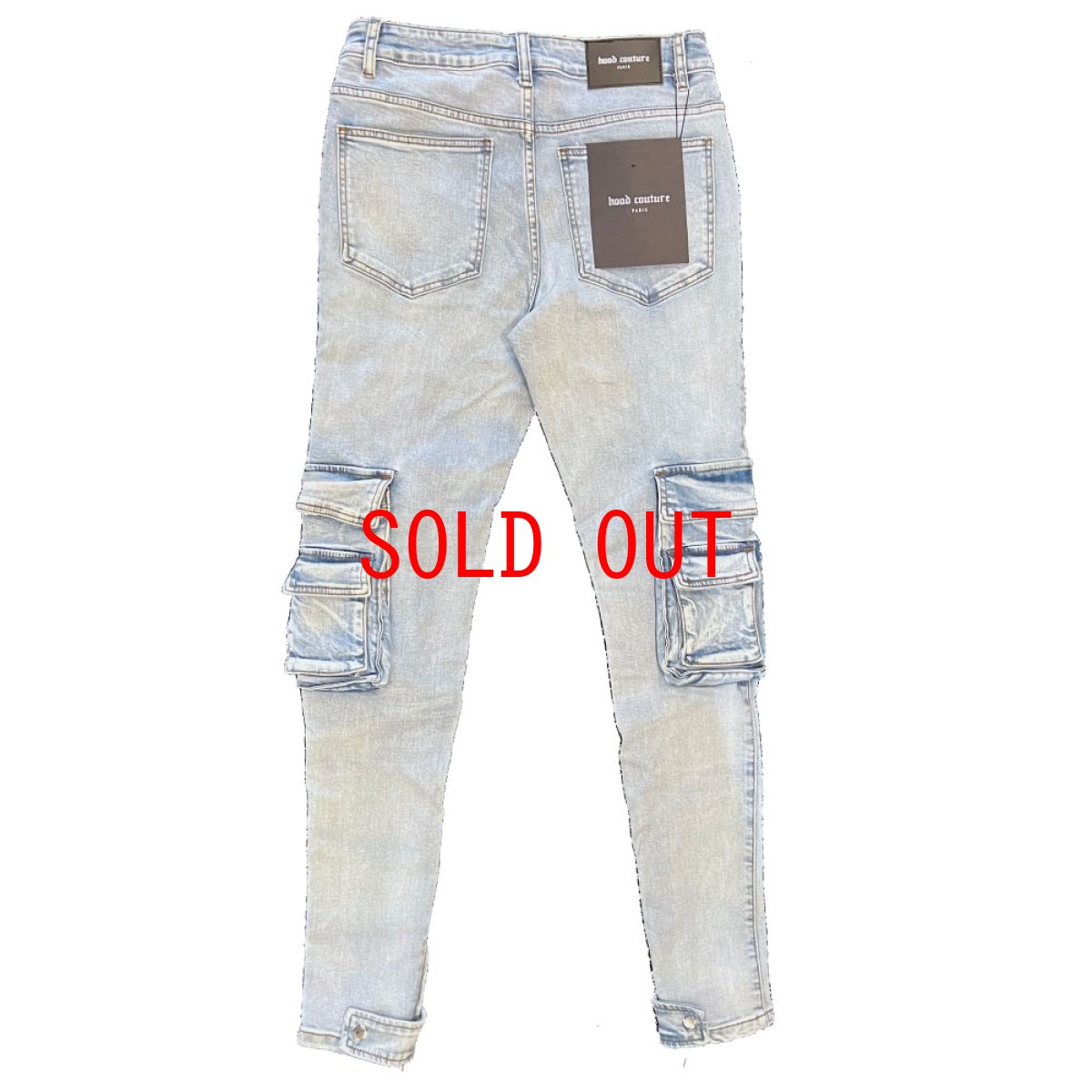 画像3: PRSTGE Zip Cargo Skinny Jeans v4 Premium Denim Pants デニム カーゴ スキニー パンツ (3)