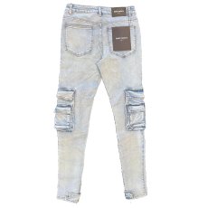 画像3: PRSTGE Zip Cargo Skinny Jeans v4 Premium Denim Pants デニム カーゴ スキニー パンツ (3)