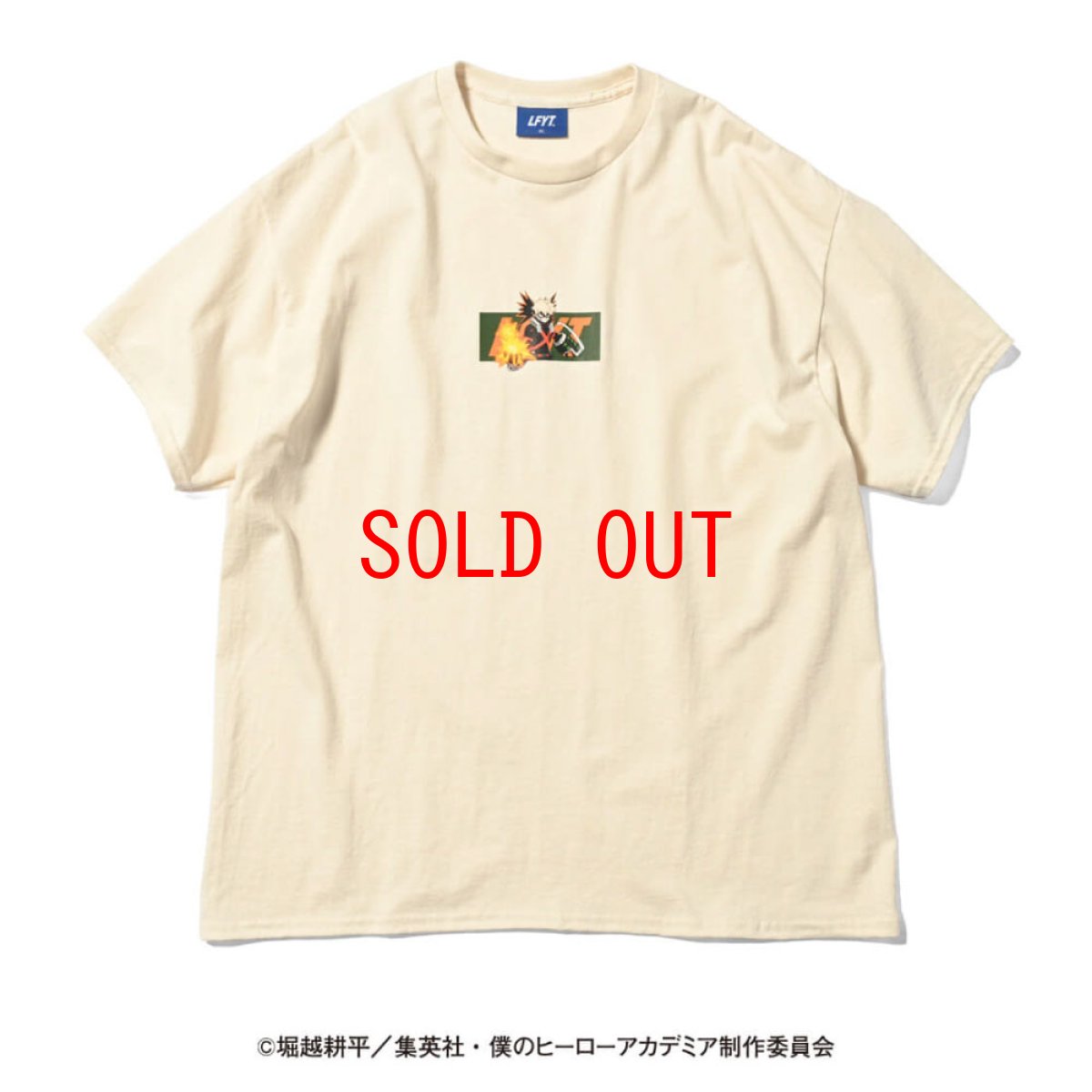 画像2: × 僕のヒーローアカデミア Box Logo S/S Tee 爆豪勝己 半袖 Tシャツ (2)
