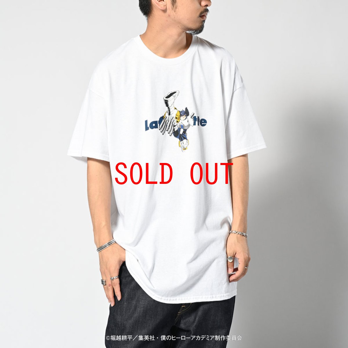 画像1: × 僕のヒーローアカデミア Lafayette LOGO S/S Tee 飯田天哉 半袖 Tシャツ (1)