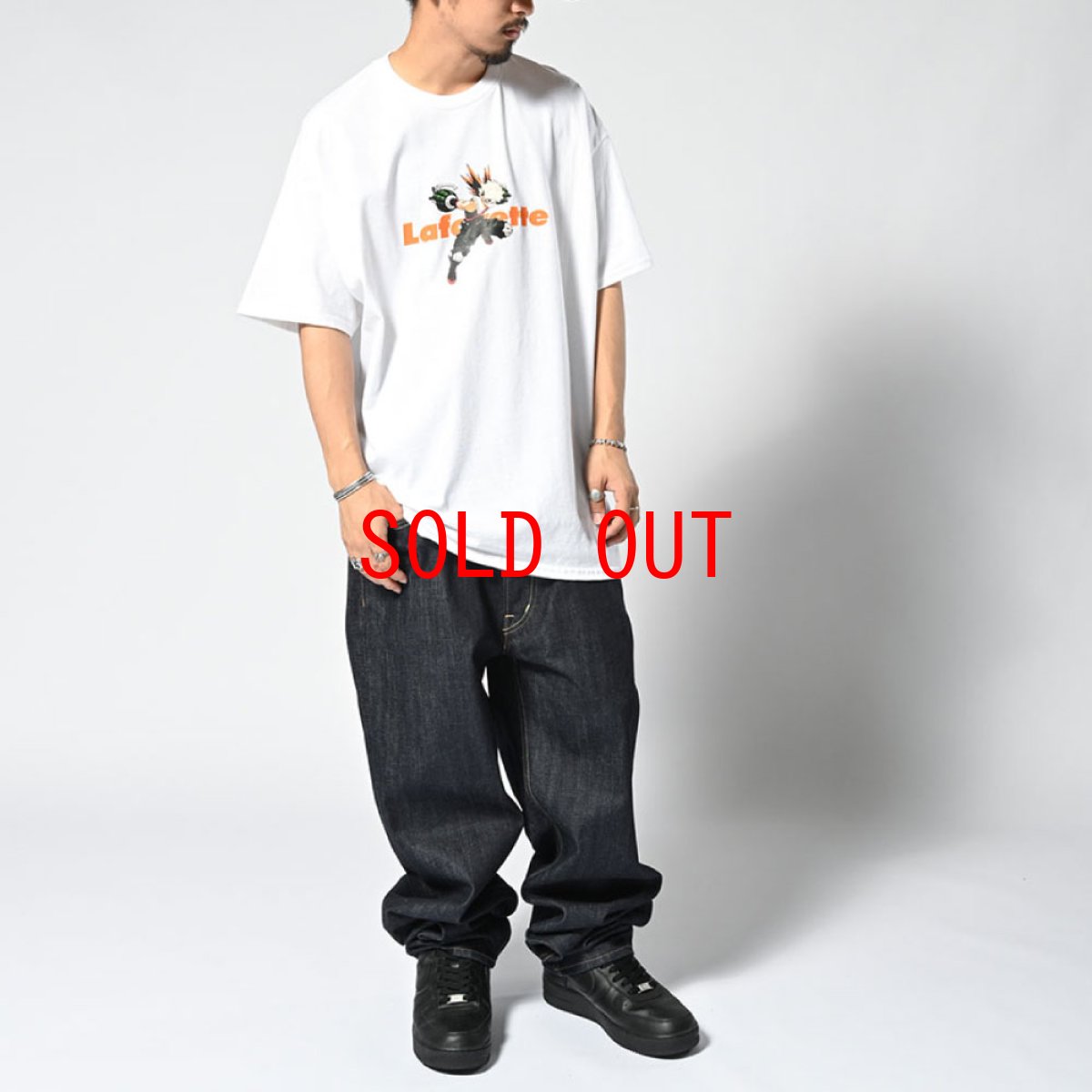 画像4: × 僕のヒーローアカデミア Lafayette LOGO S/S Tee 爆豪勝己 半袖 Tシャツ (4)