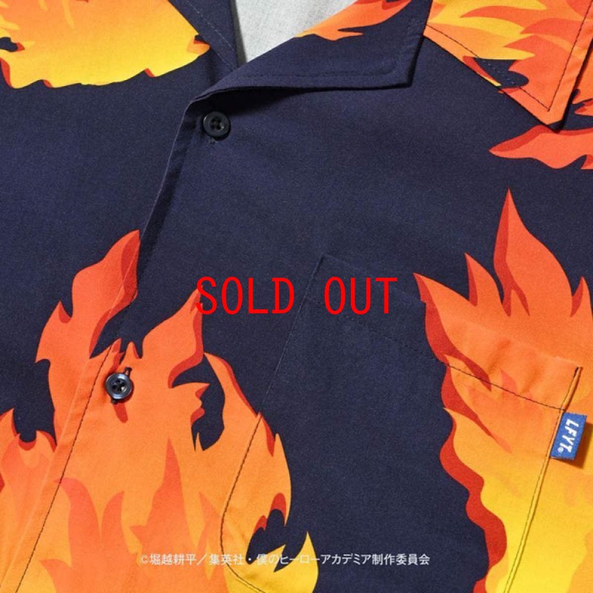 画像6: × 僕のヒーローアカデミア エンデヴァー S/S Shirt 半袖 シャツ (6)