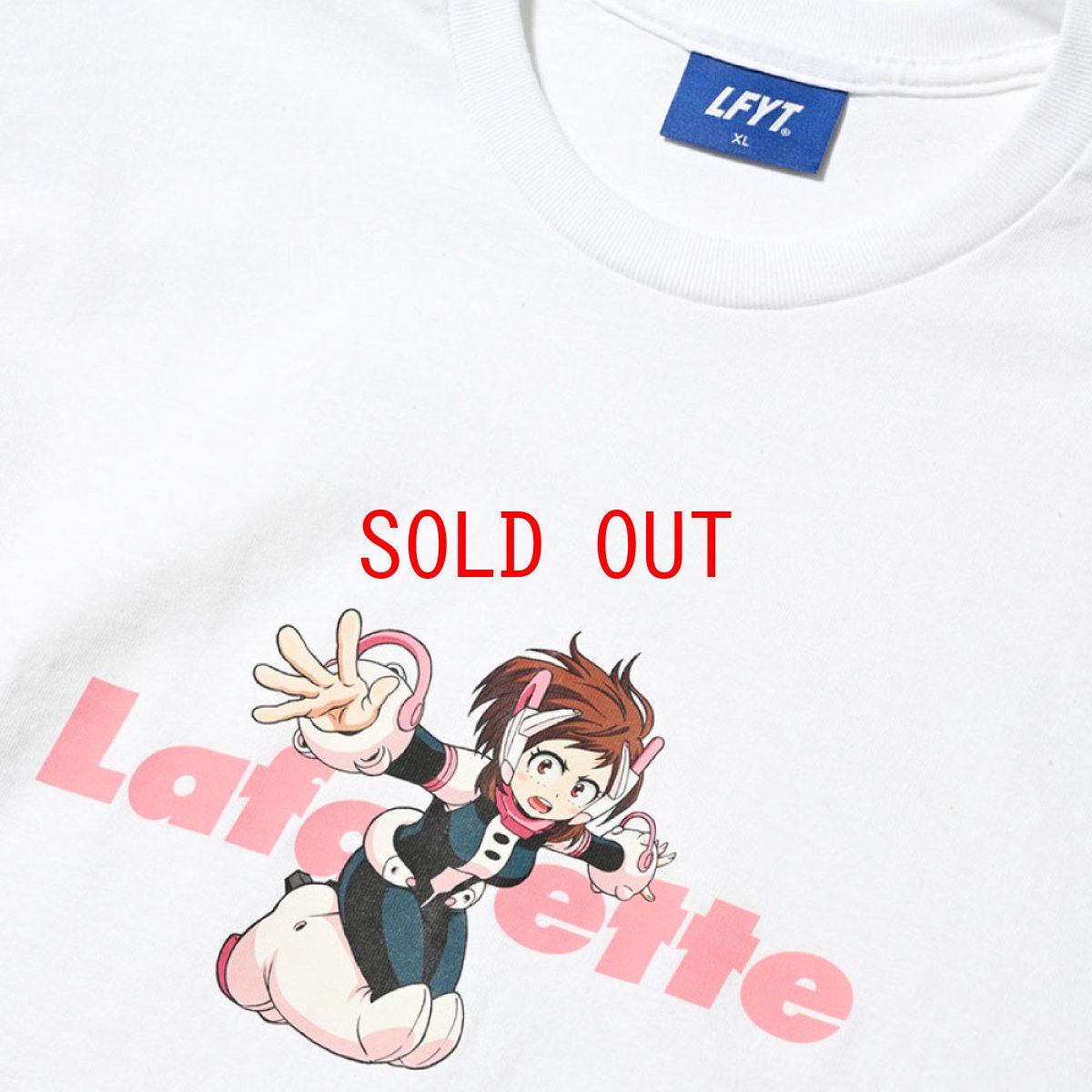 画像3: × 僕のヒーローアカデミア Lafayette LOGO S/S Tee 麗日お茶子 半袖 Tシャツ (3)