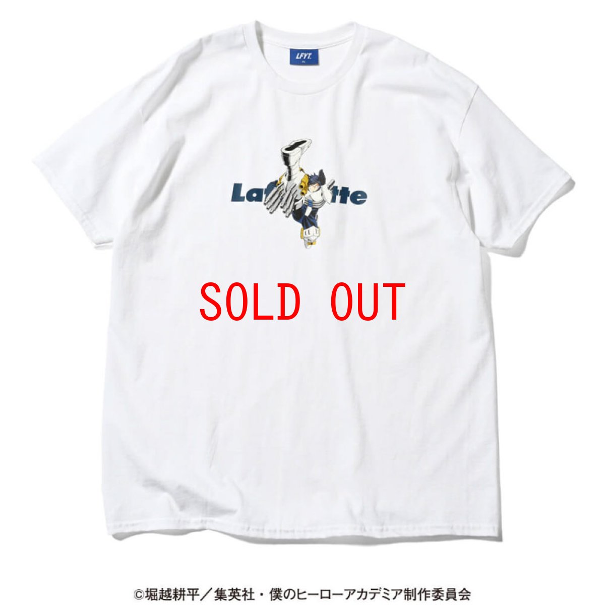 画像2: × 僕のヒーローアカデミア Lafayette LOGO S/S Tee 飯田天哉 半袖 Tシャツ (2)