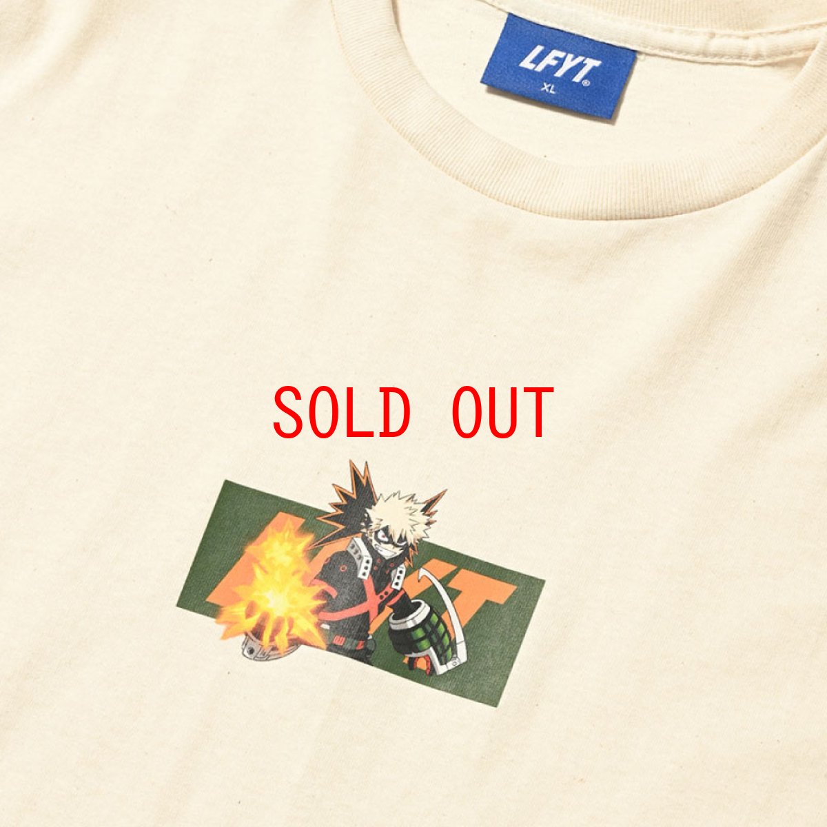 画像7: × 僕のヒーローアカデミア Box Logo S/S Tee 爆豪勝己 半袖 Tシャツ (7)