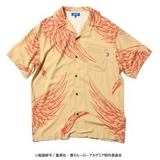画像1: × 僕のヒーローアカデミア ホークス S/S Shirt 半袖 シャツ (1)