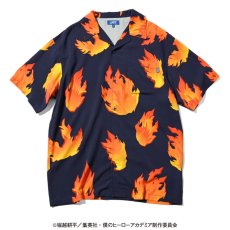 画像1: × 僕のヒーローアカデミア エンデヴァー S/S Shirt 半袖 シャツ (1)