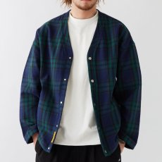 画像1: Flannogan Fannel Check Cardigan タータン チェック スナップ カーディガン (1)