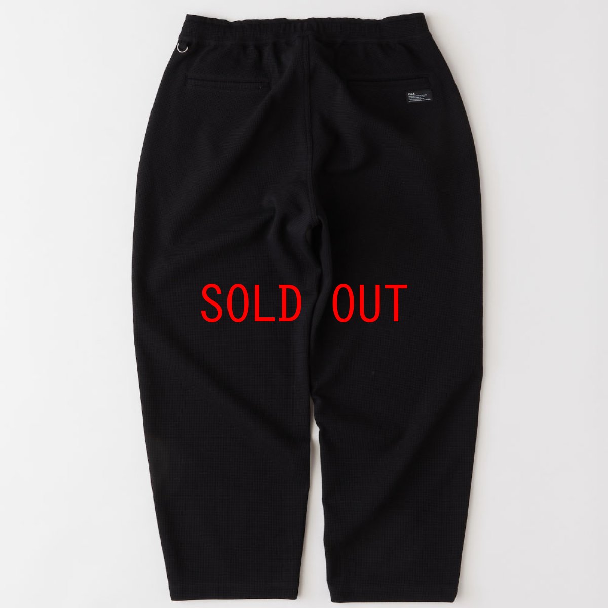 画像3: WAFFLEX Relax Easy Pants Black リラックス イージー パンツ (3)