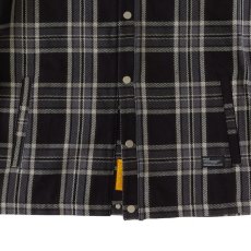 画像6: Flannogan Fannel Check Cardigan Chacoal タータン チェック スナップ カーディガン (6)