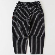 画像3: × Cookman Chefripe Relax Easy Pants Black × クックマン リラックス ストライプ イージー パンツ (3)