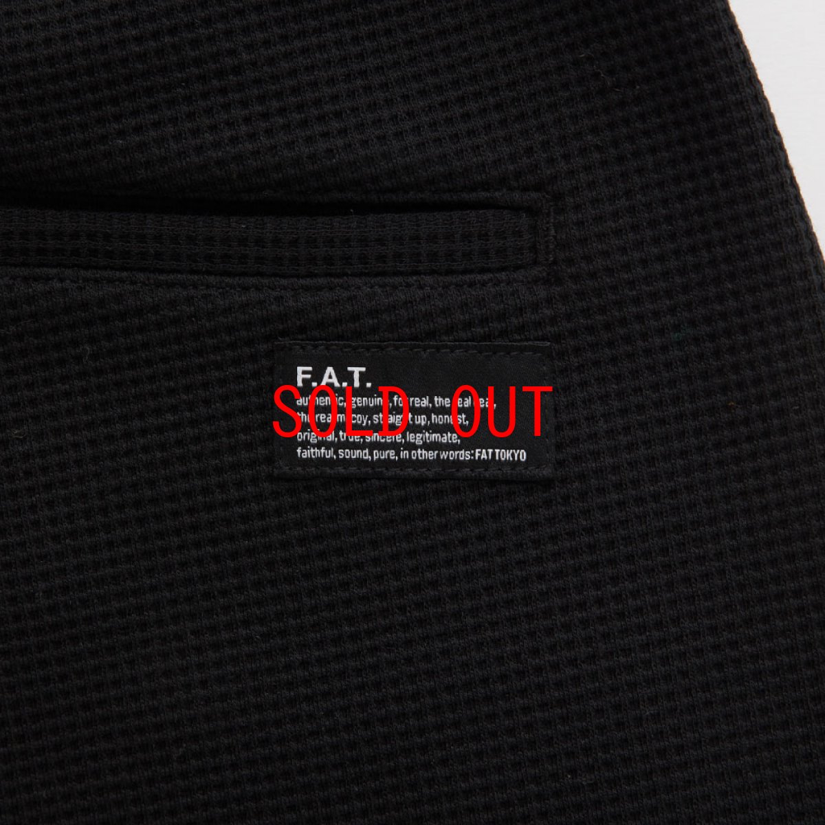 画像7: WAFFLEX Relax Easy Pants Black リラックス イージー パンツ (7)