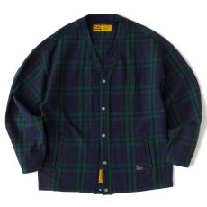 画像2: Flannogan Fannel Check Cardigan タータン チェック スナップ カーディガン (2)