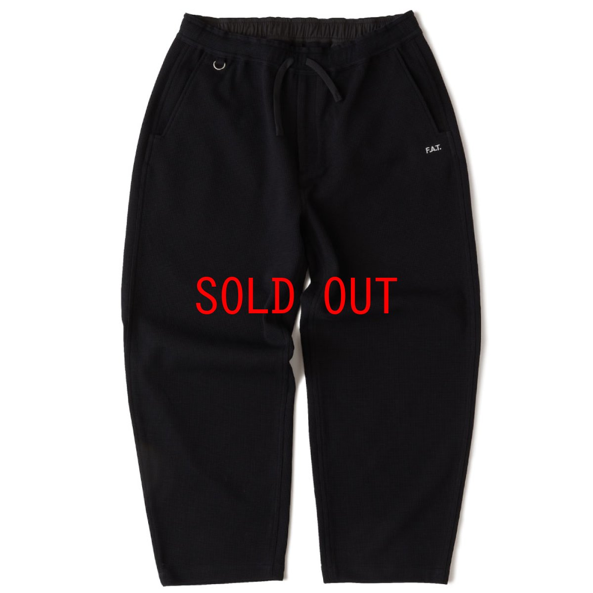 画像2: WAFFLEX Relax Easy Pants Black リラックス イージー パンツ (2)