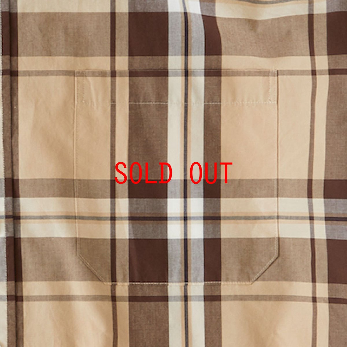 画像7: Dekachek L/S Shirt 長袖 ボタンダウン チェック シャツ Beige (7)