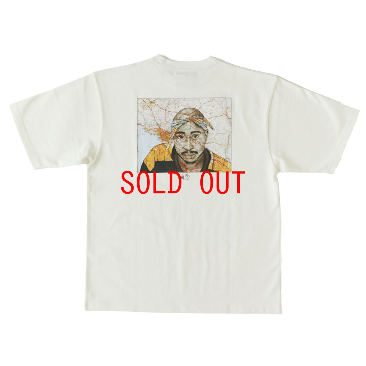 画像3: TAVU "2PAC" S/S Tee White 半袖 2パック Tシャツ (3)