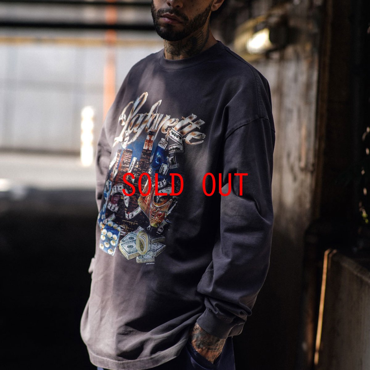 画像4: World Champs L/S Tee Type5 Vintage Edition ワールド チャンプ ビンテージ 長袖 Tシャツ (4)