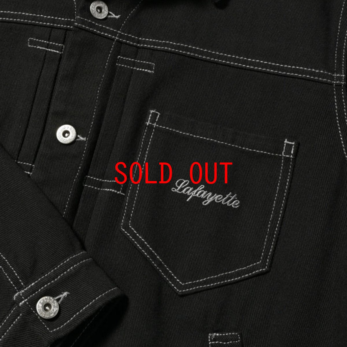 画像4: Cotton Twill Trucker Jacket Gジャン ワーク ジャケット (4)