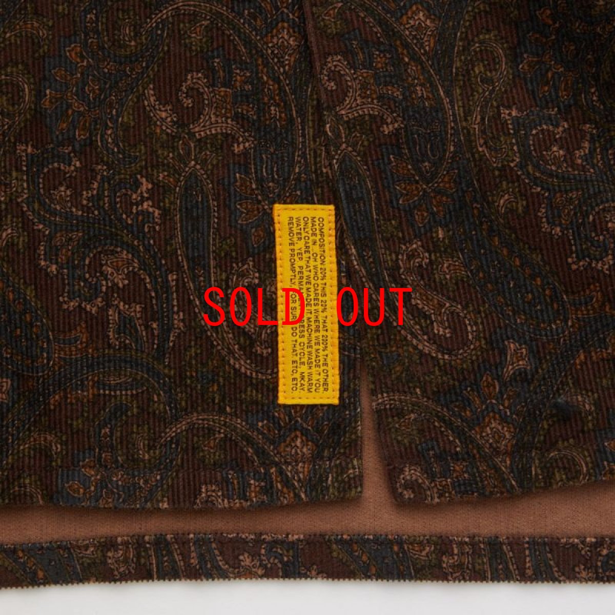 画像7: MEGASLEY Paisley Corduroy L/S Shirts ペイズリー コーデュロイ 長袖 シャツ (7)