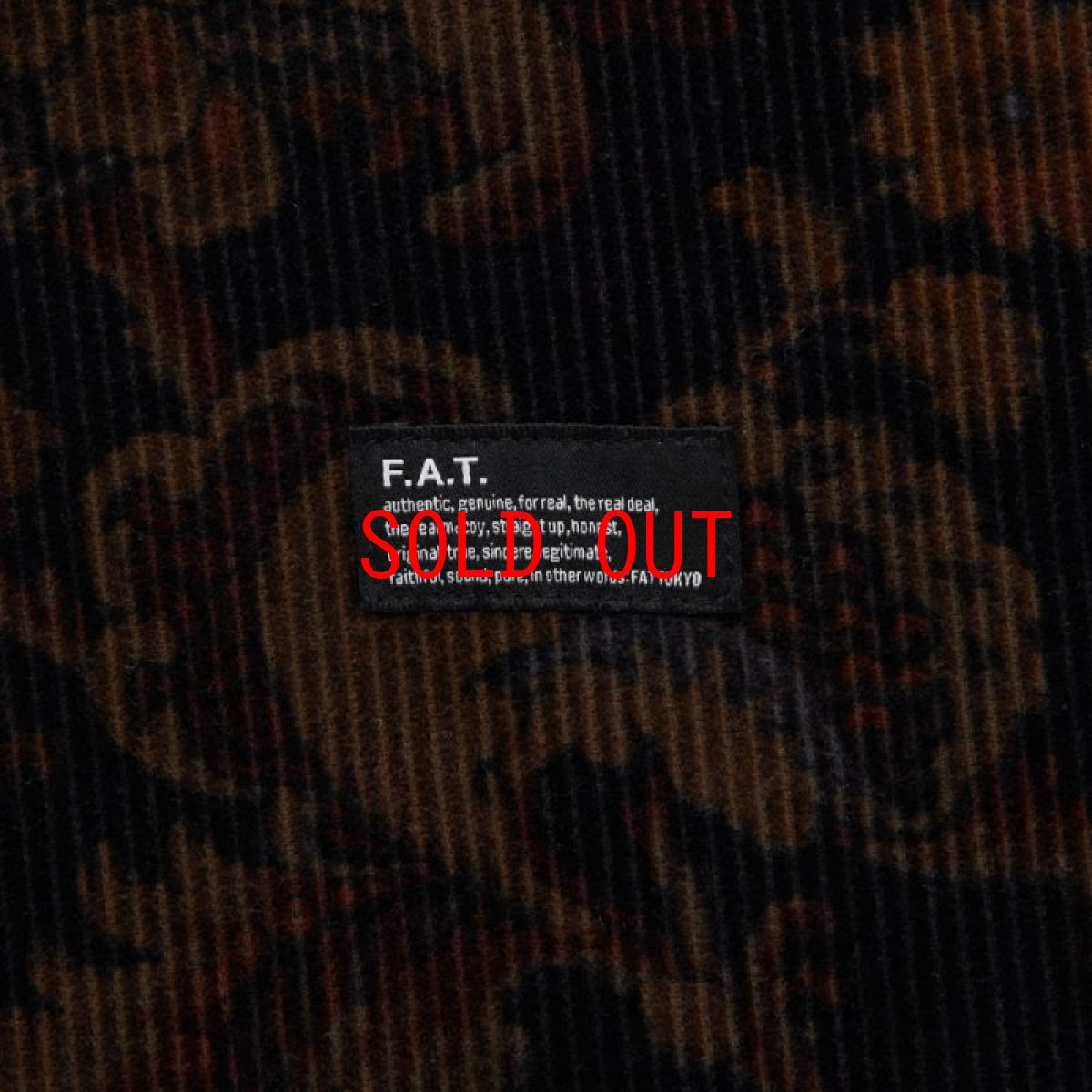 画像5: MEGARDEN Corduroy Shirts ボタニカル 太畝 コーデュロイ 長袖 シャツ (5)