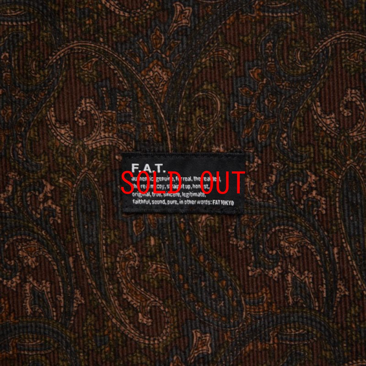 画像8: MEGASLEY Paisley Corduroy L/S Shirts ペイズリー コーデュロイ 長袖 シャツ (8)