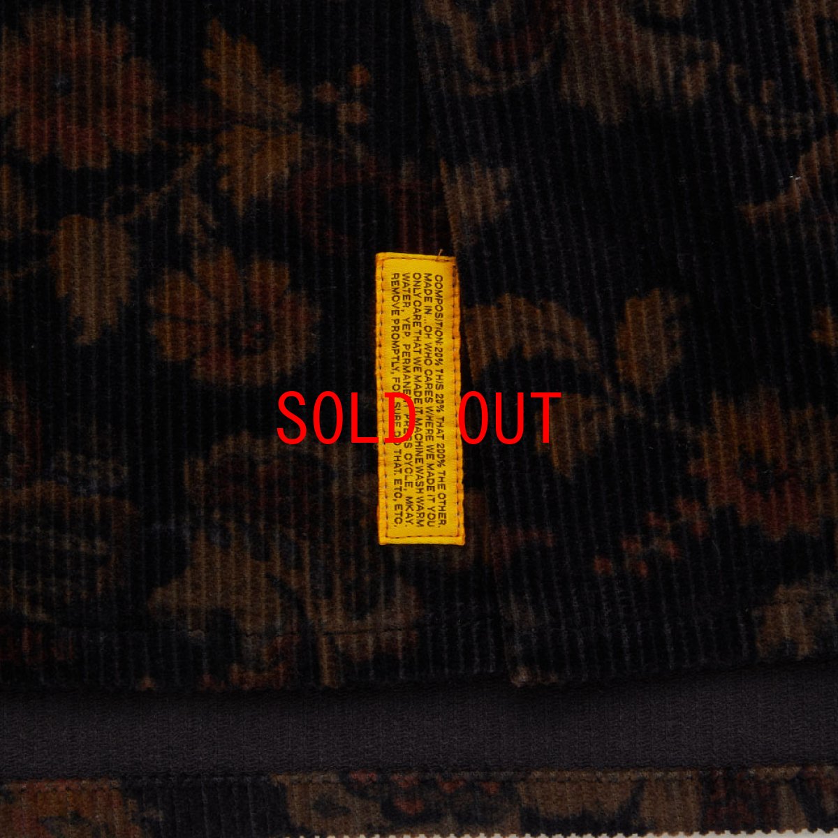 画像7: MEGARDEN Corduroy Shirts ボタニカル 太畝 コーデュロイ 長袖 シャツ (7)