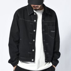 画像3: Cotton Twill Trucker Jacket Gジャン ワーク ジャケット (3)