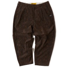 画像2: BAGGYSLEY Paisley Corduroy Pants ペイズリー コーデュロイ ワイド テーパード パンツ (2)