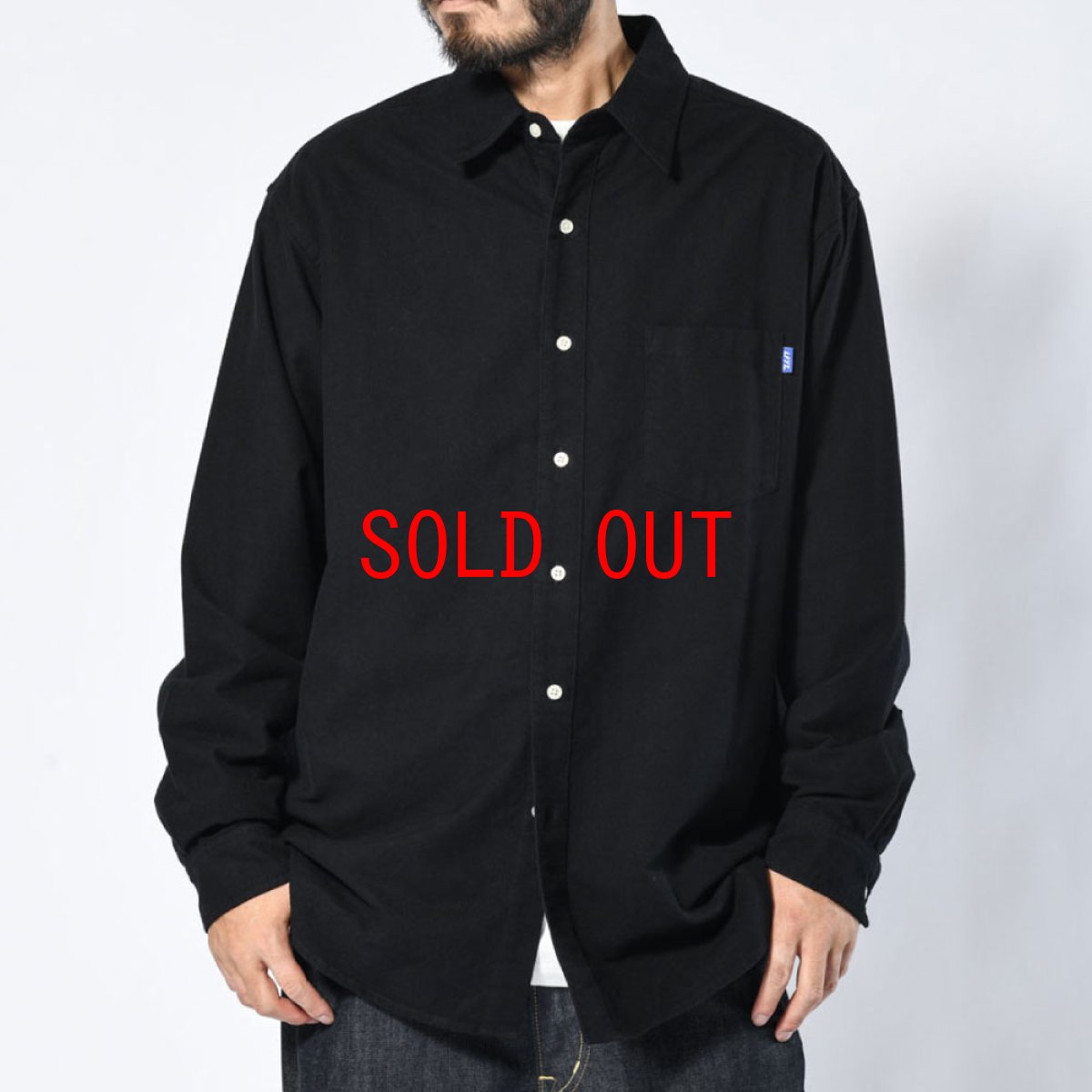 画像5: Cotton L/S Big Shirt 長袖 シャツ (5)