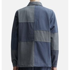 画像9: Washed Canvas Patchwork Jacket Navy ウォッシュ キャンバス パッチワーク ジャケット (9)