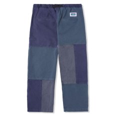 画像3: Washed Canvas Patchwork Pants Navy ウォッシュ キャンバス パッチワーク パンツ (3)