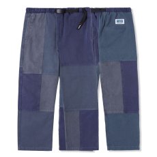 画像1: Washed Canvas Patchwork Pants Navy ウォッシュ キャンバス パッチワーク パンツ (1)