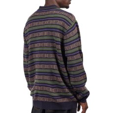 画像6: Windsor Knitted Sweater  -Navy ニット ポロ セーター (6)