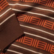画像7: Windsor Knitted Sweater  -Brown ニット ポロ セーター (7)