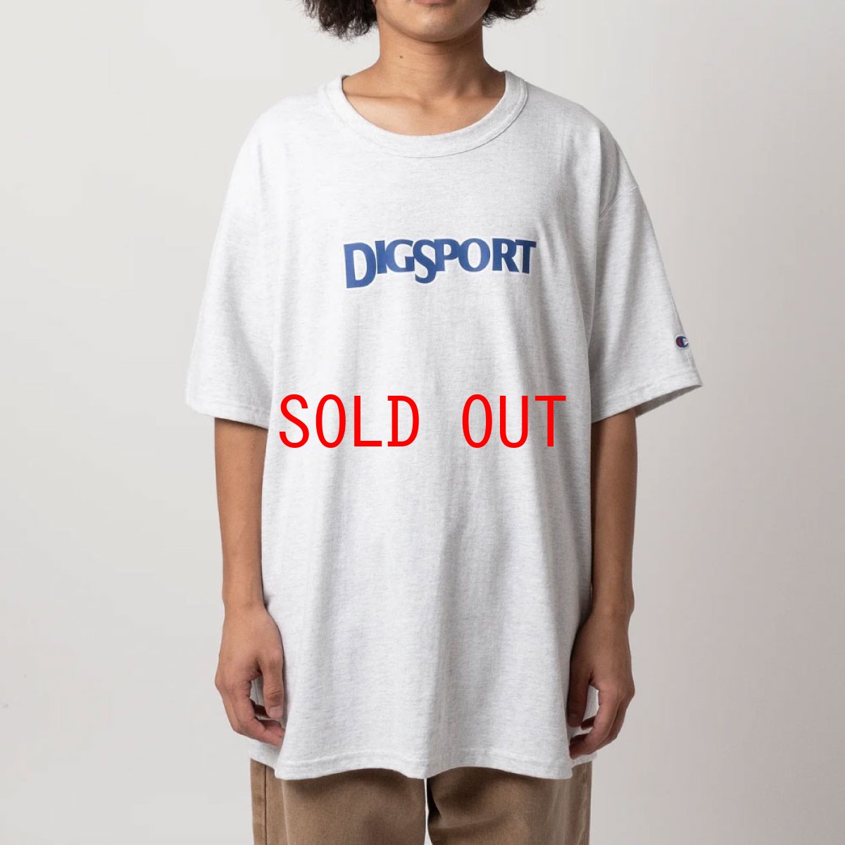 画像4: Digsport Heavy Weight S/S Tee Bag ロゴ ヘビーウェイト 半袖 Tシャツ (4)