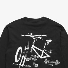 画像7: × BROOKLYN MACHINE WORKS Big Ben L/S Tee BLK ブルックリンマシンワークス 26インチ MTB 長袖 Tシャツ (7)