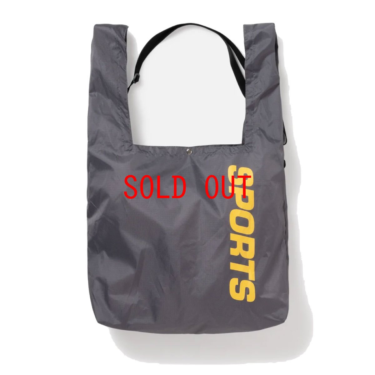 画像9: IB Sports Shopping Bag リップストップ ショルダー ストラップ ショッピング バッグ (9)