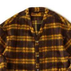 画像4: SHAGYGAN Mohair check Snap Cardigan モヘア チェック スナップ カーディガン (4)