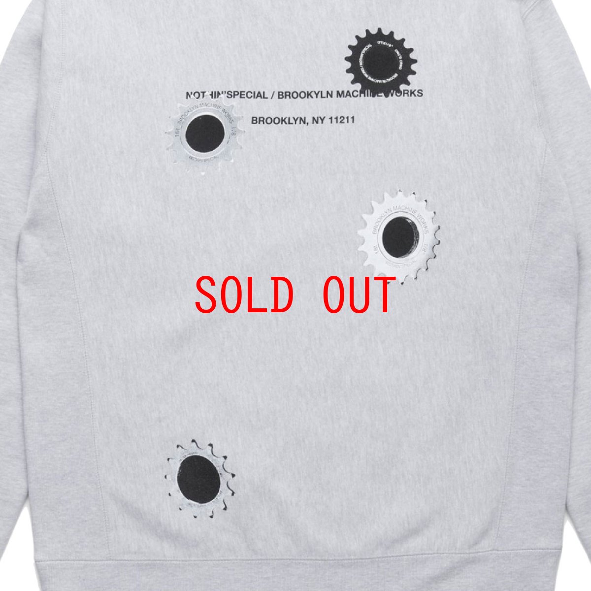 画像5: × BROOKLYN MACHINE WORKS Gangsta Crew Neck Sweatshirt ブルックリンマシンワークス クルーネック スウェット (5)