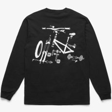 画像3: × BROOKLYN MACHINE WORKS Big Ben L/S Tee BLK ブルックリンマシンワークス 26インチ MTB 長袖 Tシャツ (3)