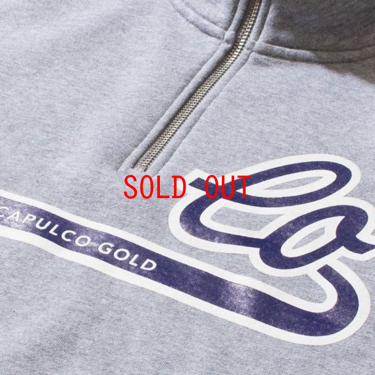 画像3: LO Half Zip Sweatshirts GRY ハーフジップ スウェット (3)