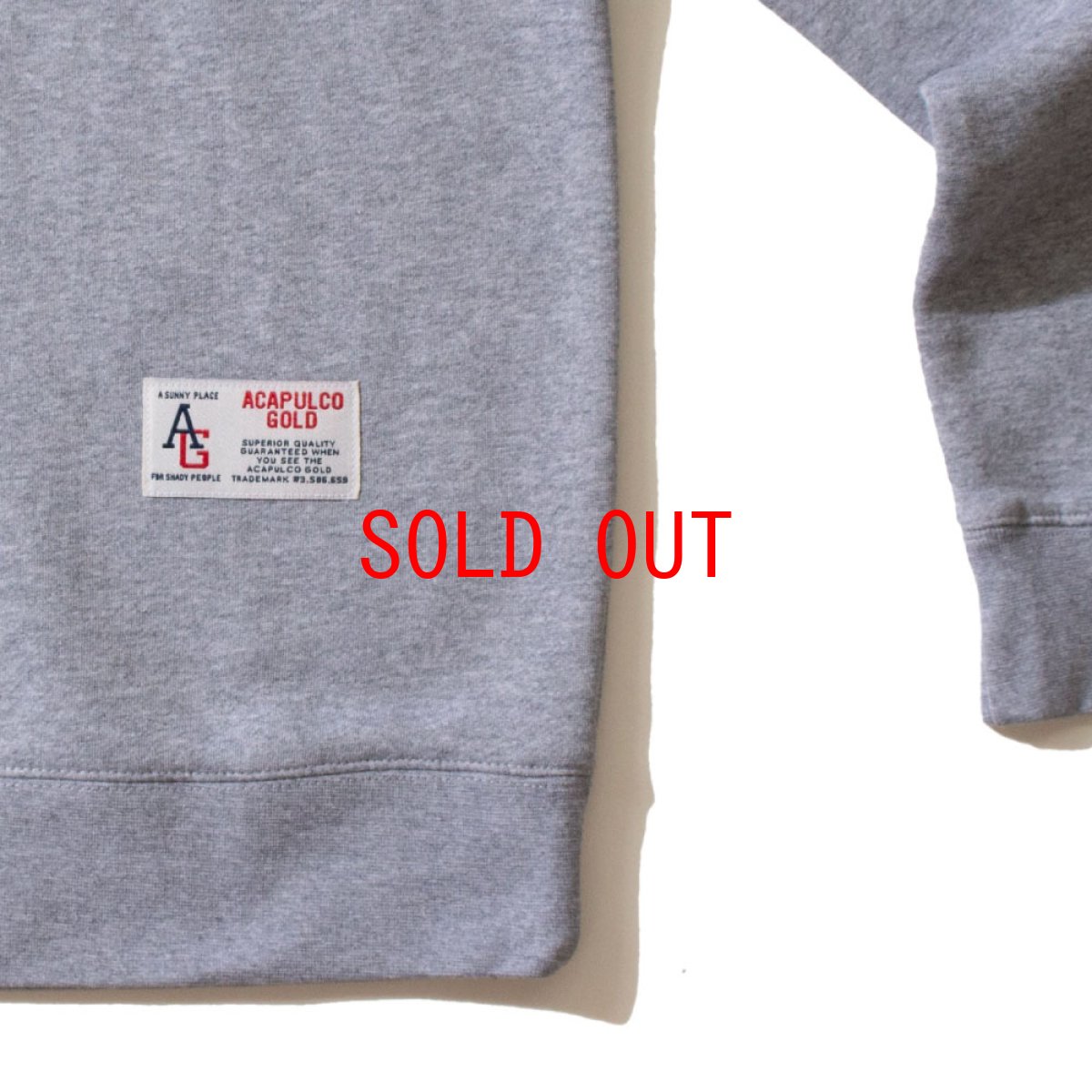 画像4: LO Half Zip Sweatshirts GRY ハーフジップ スウェット (4)