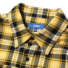 画像3: Script Logo Plaid Flannel L/S Shirts YLW タータン フランネル チェック 長袖 シャツ (3)