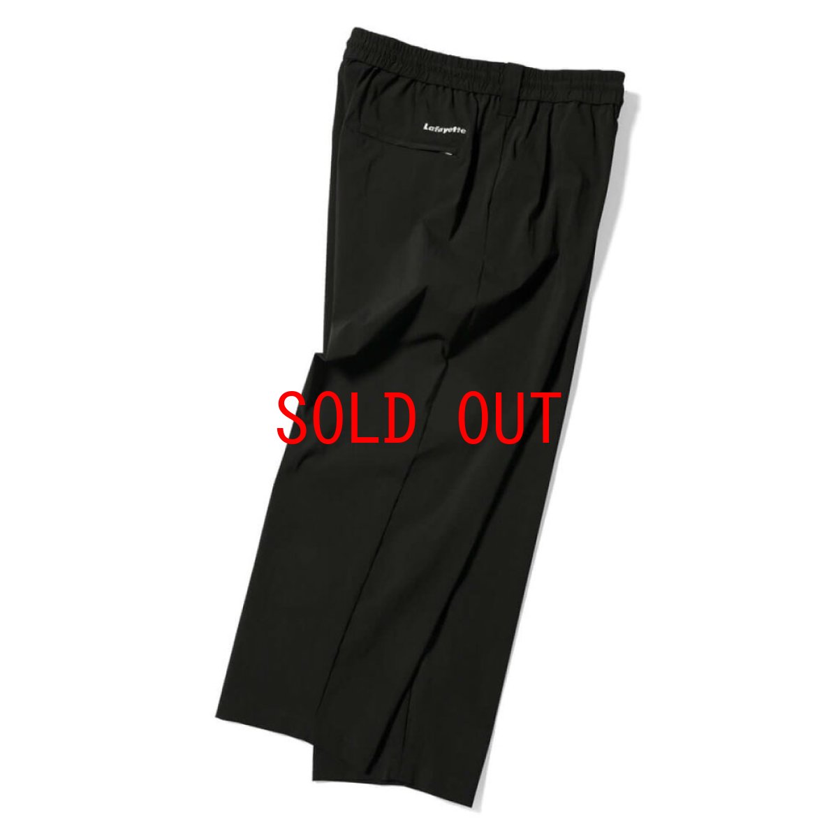 画像6: Active Easy Nylon Pants BLK コットン ナイロン 混紡 イージー パンツ (6)