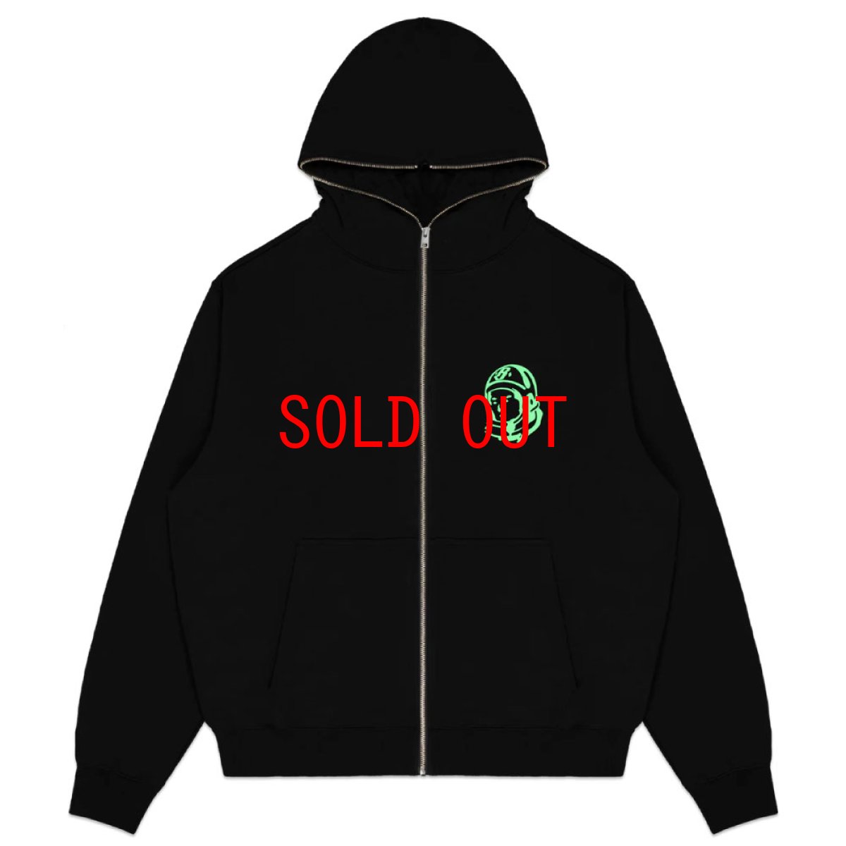 画像2: Helmet Zip Hoodie ジップ フーディー パーカー (2)