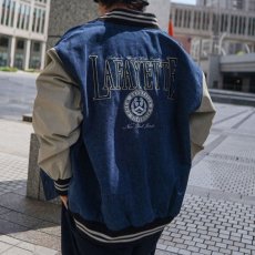 画像9: Coat Of Arms Varsity Jacket Wash Denim スタジアム ジャケット スタジャン (9)