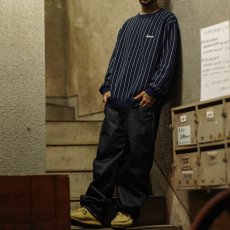 画像10: Pinstripe Cotton Sweater ピンストライプ コットン セーター ニット (10)